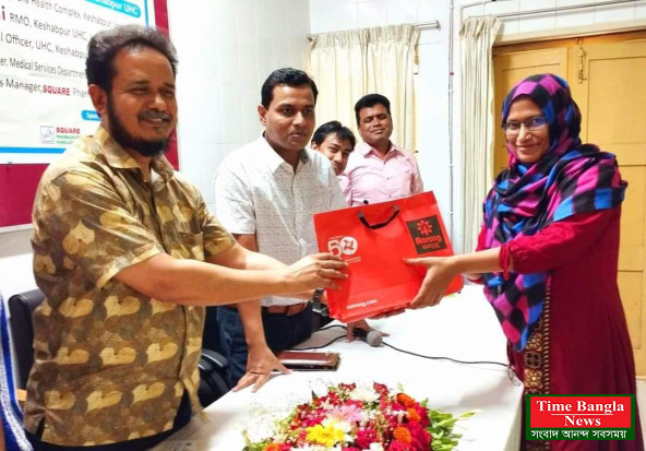 কেশবপুর স্বাস্থ্য কমপ্লেক্সের মেডিকেল অফিসার ডাক্তার পলির বিদায় সংবর্ধনা অনুষ্ঠিত