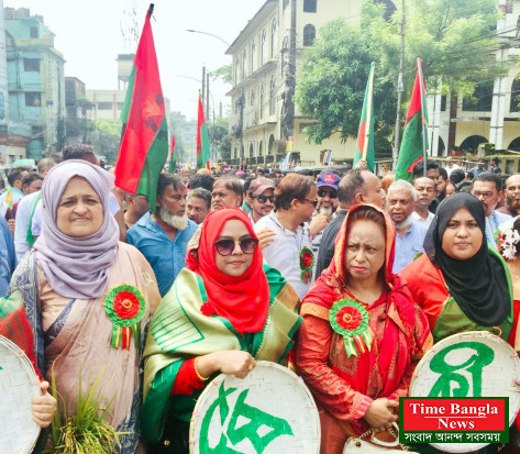 সিলেটে বৈষম্য বিরোধী আন্দোলনে মাঠ ছাড়েননি বিএনপি নেত্রীরা