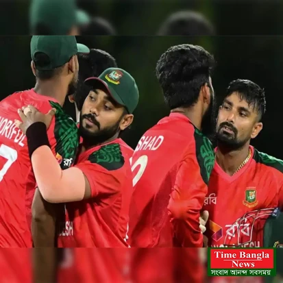 ৩৯ বল হাতে রেখেই জিতে সিরিজে এগিয়ে গেল বাংলাদেশ
