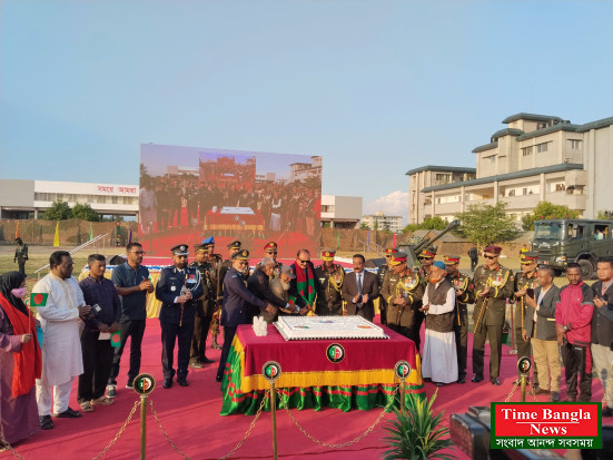 সিলেট সেনানিবাসে মর্যাদাপূর্ণ আয়োজনে সশস্ত্র বাহিনী দিবস উদযাপন
