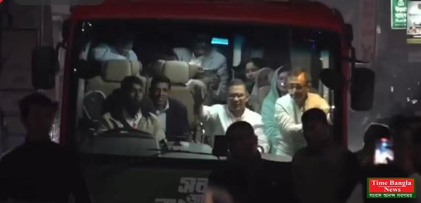 সিলেট হযরত শাহজালাল মাজারে জিয়ারতের উদ্দেশ্যে তারেক রহমান