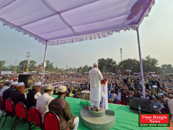 জনগণের ম্যান্ডেড পেলে চিরতরে চাঁদা বন্ধ হবে ।  শেরপুর পথসভায় ডা: শফিকুর রহমান।