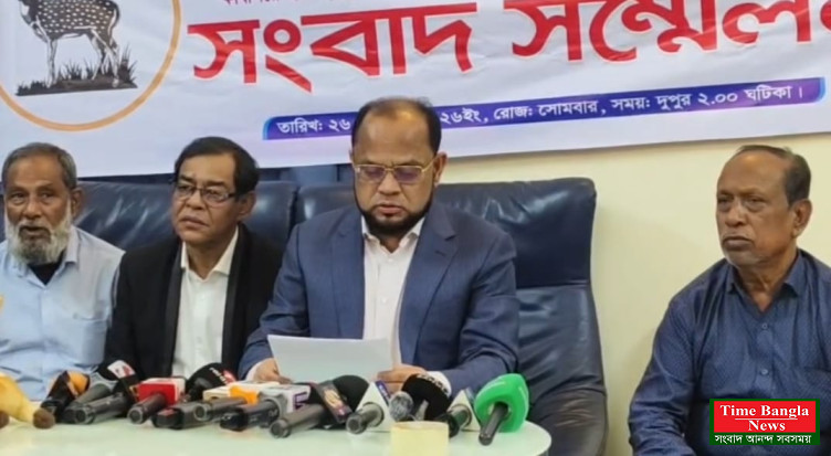 ভালুকায় স্বতন্ত্র প্রার্থীর প্রচারণায় হামলা-অগ্নিসংযোগের অভিযোগ, সংবাদ সম্মেলন