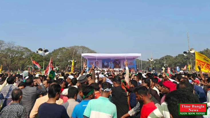 ২২ বছর পর ময়মনসিংহে তারেক রহমান: জনসমুদ্রে রূপ নিল সার্কিট হাউজ মাঠ