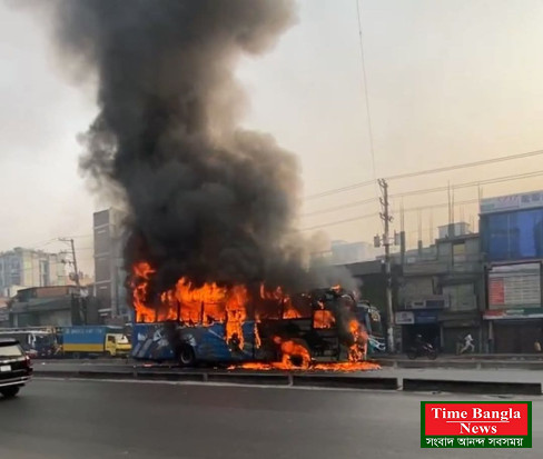 মধুপুরের জনপ্রিয় পরিবহন "আলোকিত বাস" ভয়াবহ দুর্ঘটনার কবলে পড়েছে।