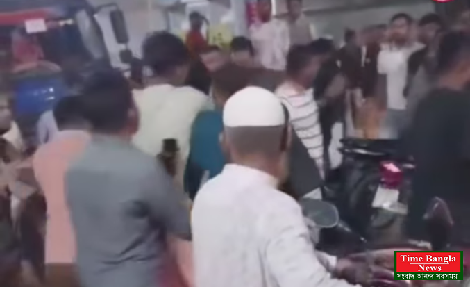 টাংগাইলের ঘাটাইলে ফিলিং স্টেশনকে কেন্দ্র করে সংঘর্ষ, উত্তেজনা ছড়িয়ে পড়ে এলাকায়।