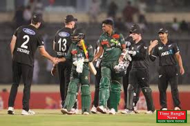 প্রথম ম্যাচ হারের পর নিউজিল্যান্ডকে হারিয়ে সিরিজ সমতায়  বাংলাদেশ