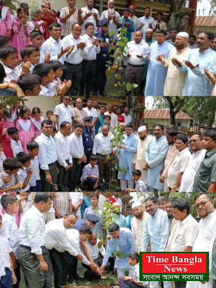 শাজাহানপুরে উপজেলা প্রশাসনের আয়োজনে বৃক্ষরোপণ কর্মসূচি পালিত