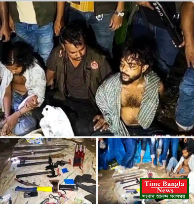 বগুড়ায় করতোয়ার তীরে স'ন্ত্রা'সী আস্তানায় ডিবির অভিযান, গ্রেপ্তার ৩