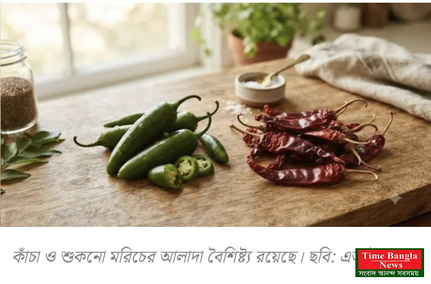 কাঁচা মরিচ নাকি শুকনো মরিচ, স্বাস্থ্যের জন্য কোনটি বেশি উপকারী।
