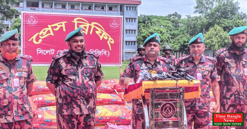 সিলেট সীমান্তে বিজিবির ঝটিকা অভিযান: আড়াই কোটি টাকার ভারতীয় পণ্য জব্দ