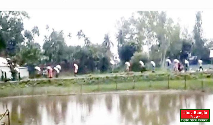 কুড়িগ্রামে  গুদাম ভেঙে ১০ হাজার কেজি সার নিয়ে গেল বিক্ষুব্দ  কৃষক |