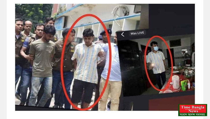 রংপুরে চার হত্যা: আসামি ও পুলিশ কর্মকর্তার গায়ের একই শার্ট নিয়ে নানা প্রশ্ন