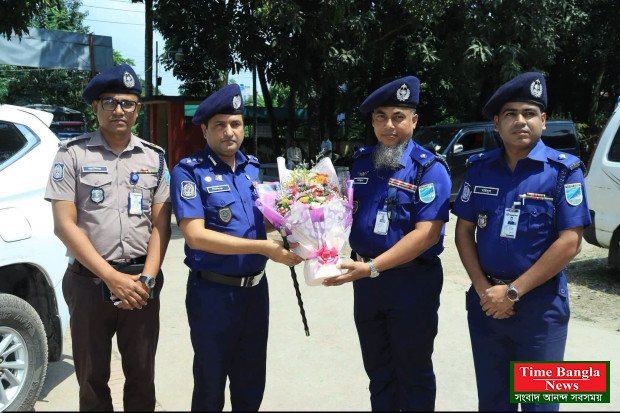নরসিংদী মডেল থানা ওডিবি অফিস বার্ষিক পরিদর্শনের ঢাকা রেঞ্জের এডিশনাল ডিআইজি