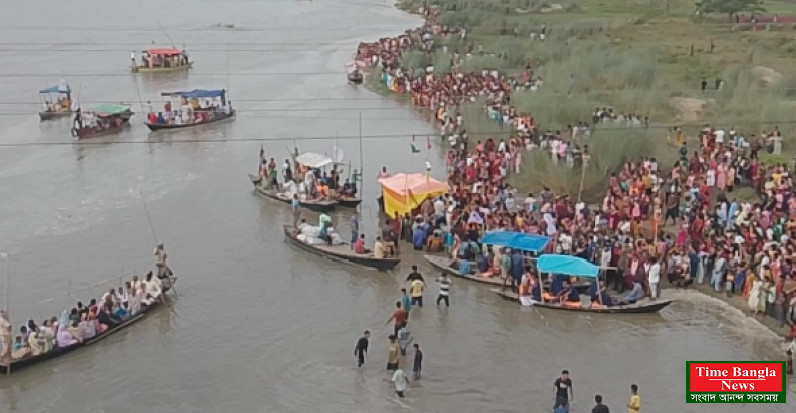 ঢেপা নদীতে কান্তজীউ বিগ্রহযাত্রার নৌকাডুবি, নিখোঁজ ১