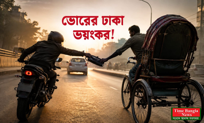 ভোরের ঢাকায় ছিনতাইয়ের আতঙ্ক, প্রাণহানিতে বাড়ছে উদ্বেগ