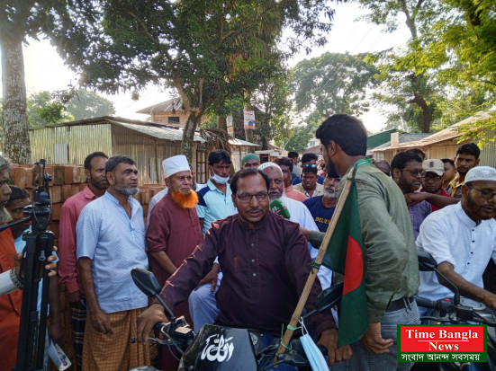 মাত্রাইয়ে চেয়ারম্যান প্রার্থী ইয়াকুব আলী মন্ডলের নির্বাচনী প্রচারণায় ৫০০ মোটরসাইকেলে
