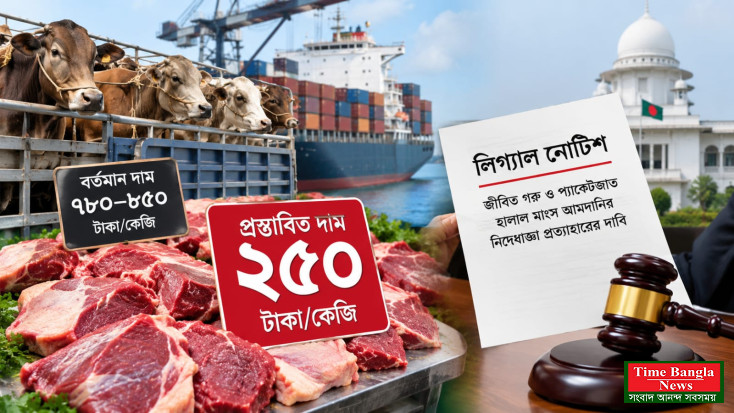 কেজি ২৫০ টাকায় গরুর মাংস! আমদানি চেয়ে আইনি নোটিশ।*
