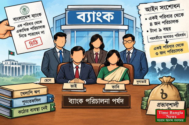 ব্যাংকে পরিবারতন্ত্রের অবসান নেই, বদলাচ্ছে শুধু মুখ।*